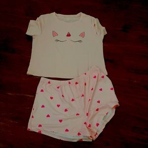 Pink unicorn pajama